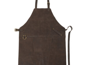 Split leather apron