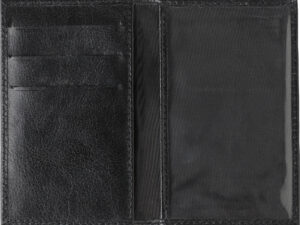 Split leather credit card wallet