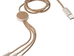 Stainless steel charging cable