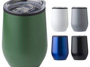 Stainless steel double wall mug (300ml)