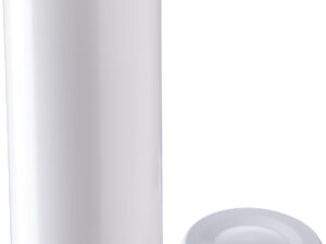 Stainless steel double walled flask with tea strainer (425ml) - Image 3