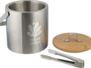 Stainless steel double walled ice bucket