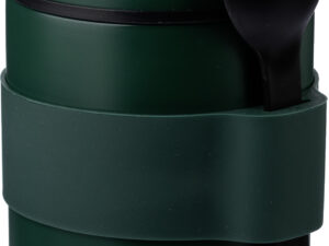 Stainless steel double walled lunch pot