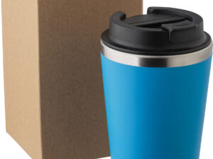 Stainless steel double walled travel mug (350ml) - Image 5