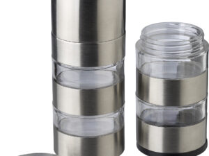 Stainless steel spice grinder