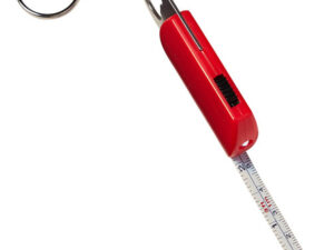 Tape measure and bottle opener keyring (1m)