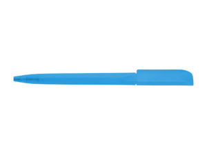 Twist action frosted plastic ballpen
