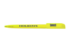 Twist action frosted plastic ballpen - Image 5