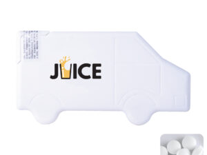 Van mint card with sugar free mints