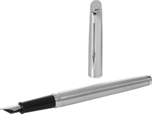 Waterman stainless steel fountain pen - Image 5