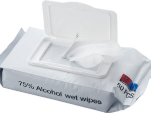 Wet tissues (75% alcohol)