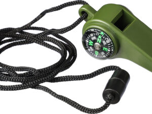 Whistle and compass