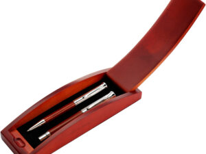Wooden ballpen and rollerball