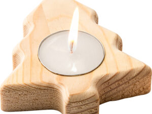 Wooden candle