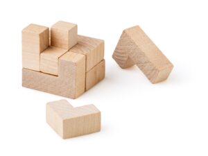 Wooden cube puzzle