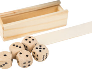 Wooden dice set - Image 3