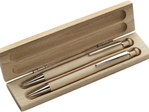 Wooden pen and pencil set - Image 5
